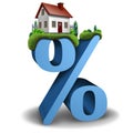 Mortgage Interest Rate Royalty Free Stock Photo