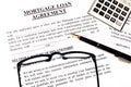 Mortgage loan application form Royalty Free Stock Photo