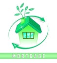 Mortgage Rates For Buy To Let Morgage Or Home Ownership Finance - 3d Illustration