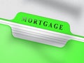 Mortgage Rates Folder For Buy To Let Morgage Or Home Ownership Finance - 3d Illustration