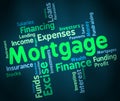 Mortgage Rates Wordcloud For Buy To Let Morgage Or Home Ownership Finance - 3d Illustration