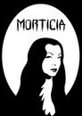 Morticia Addams vector portrait