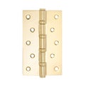 Mortise door hinge classic gold color, removed by ten self-tapping screws