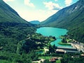 Morto lake near Belluno (Italy) Royalty Free Stock Photo