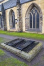 Mortsafe in Greyfriars Cemetery in Edinburgh