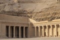 Mortuary Temple of Hatshepsut, Djeser-Djeseru: `Holy of Holies`, located in Upper Egypt. Royalty Free Stock Photo