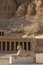 Mortuary Temple of Hatshepsut, Djeser-Djeseru:`Holy of Holies`, located in Upper Egypt. Royalty Free Stock Photo