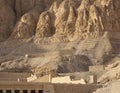 Mortuary Temple of Hatshepsut, Djeser-Djeseru: `Holy of Holies`, located in Upper Egypt. Royalty Free Stock Photo
