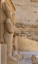 Mortuary Temple of Hatshepsut, Djeser-Djeseru: `Holy of Holies`, located in Upper Egypt. Royalty Free Stock Photo