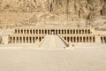 Mortuary temple of queen Hatshepsut in ancient Thebes, Luxor, Egypt Royalty Free Stock Photo