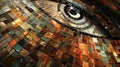 A mosaic of abstract patterns and textures mirroring the diverse sounds and rhythms of the music. The image beckons the