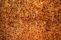 Mosaic of amber stones in contour sunlight as background, close up