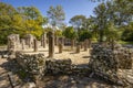 Mosaic of the ancient Baptistery dated from the 6th century at Butrint, Albania