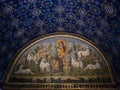 Mosaic in ancient Galla Placidia mausoleum