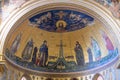 The mosaic of the apse of Archbasilica of Saint John Lateran