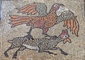 Mosaic of attacking eagle