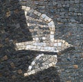 Mosaic bird