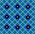 Mosaic blue background
