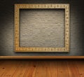 Mosaic brick grunge interior Royalty Free Stock Photo