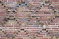 Mosaic brick wall Royalty Free Stock Photo