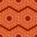 Mosaic of bricks. Seamless background. Means for the device of masonry walls and floors.