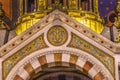 Mosaic Cathedral Saint Mary Mejor Basilica Golden Dome Marseille France Royalty Free Stock Photo