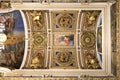 Mosaic on ceiling in St. Isaac`s Cathedral