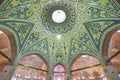 Mosaic ceiling of Sultan Mir Ahmed Bathhouse in Kashan, Iran