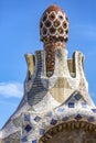 Mosaic chimney design - Parc Guell - Barcelona