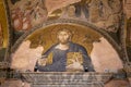 Mosaic of Christ in The Land of the Living in Chora Church, Istanbul, Turkey Royalty Free Stock Photo