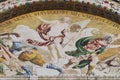 Mosaic of Christ Victor Resurrection at Saint Mark`s Basilica in Venice, Italy. Royalty Free Stock Photo