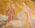 Abraham and the Binding of Isaac - Mosaic in Jerusalem Royalty Free Stock Photo