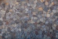 Mosaic colorful stone outdoor floor texture