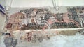 Mosaic in Darjiu fortified church Royalty Free Stock Photo