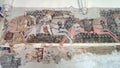 Mosaic in Darjiu monastery Royalty Free Stock Photo