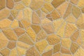 Mosaic decorative stones background. Bathroom and kitchen interior. Abstract ornamental pattern