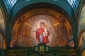 Mosaic depicting the Mother of God in the Main Temple of the Russian Armed Forces