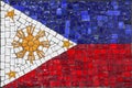 Mosaic flag of Philippines