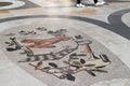 Mosaic floor, Gallery Umberto I, Naples, Italy