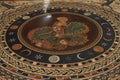 Mosaic floor in Vatican Museum Royalty Free Stock Photo