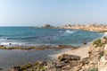 Mosaic floors at Caesarea National Park in Israel