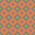 Mosaic geometric pattern in bright colors