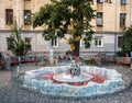 Mosaic fountain at the courtyard of Minor Academy of art. Author V.V. Lubenko.