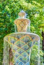 Mosaic fountain in Dresden Royalty Free Stock Photo