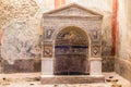 Mosaic Fountain - Pompeii, Naples, Campania, Italy