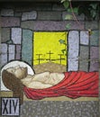 Mosaic - Fourteenth Station of the Cross Ballina Ireland