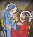 Mosaic - Fourth Station of the Cross Ballina Ireland