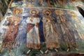 Mosaic and fresco, Monastery of Hosios Loukas Royalty Free Stock Photo