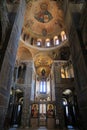 Mosaic and fresco, Monastery of Hosios Loukas Royalty Free Stock Photo