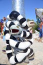 Mosaic garden in Kit Carson Park in Escondido, California